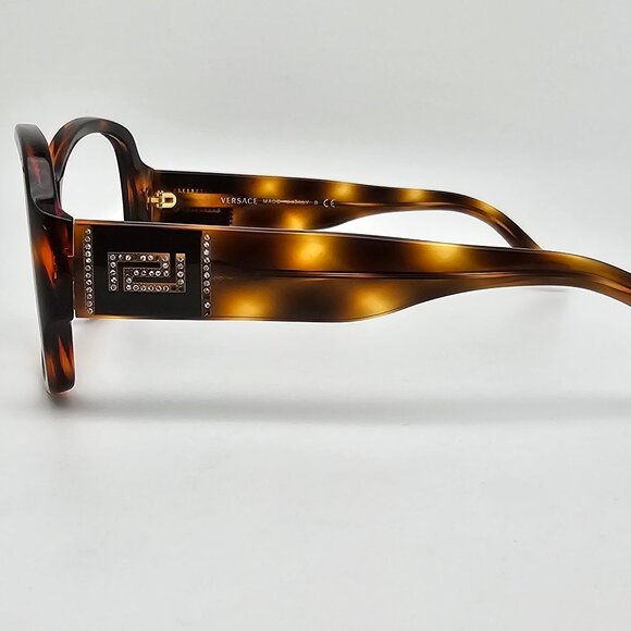 Versace Mod. 4166-B 547/73 Tortoise Rhinestone Sunglasses FRAME ONLY w Case 58mm main image 8